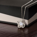 Love knot  necklace