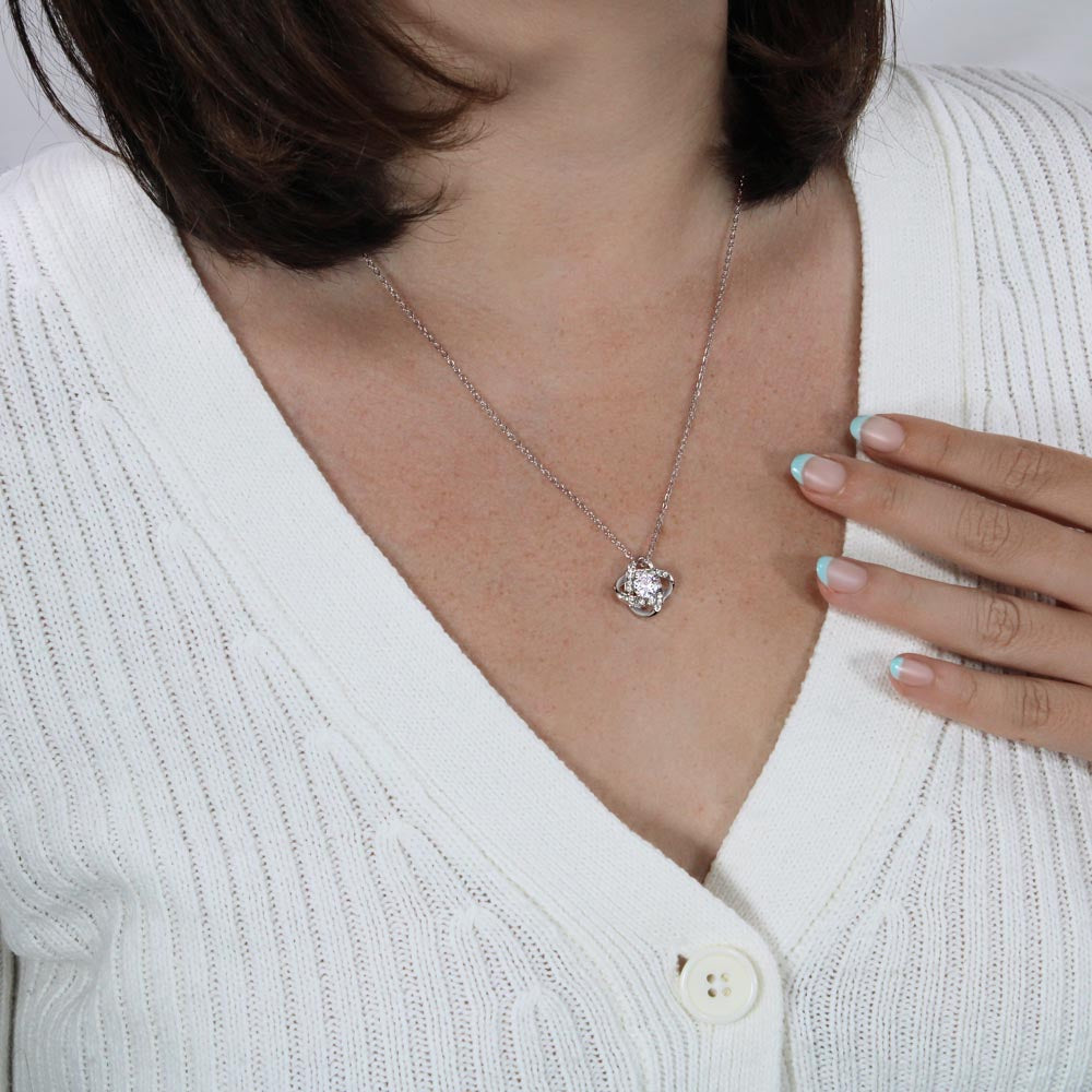 Love knot  necklace