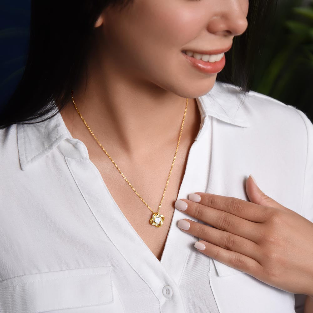 Love knot  necklace