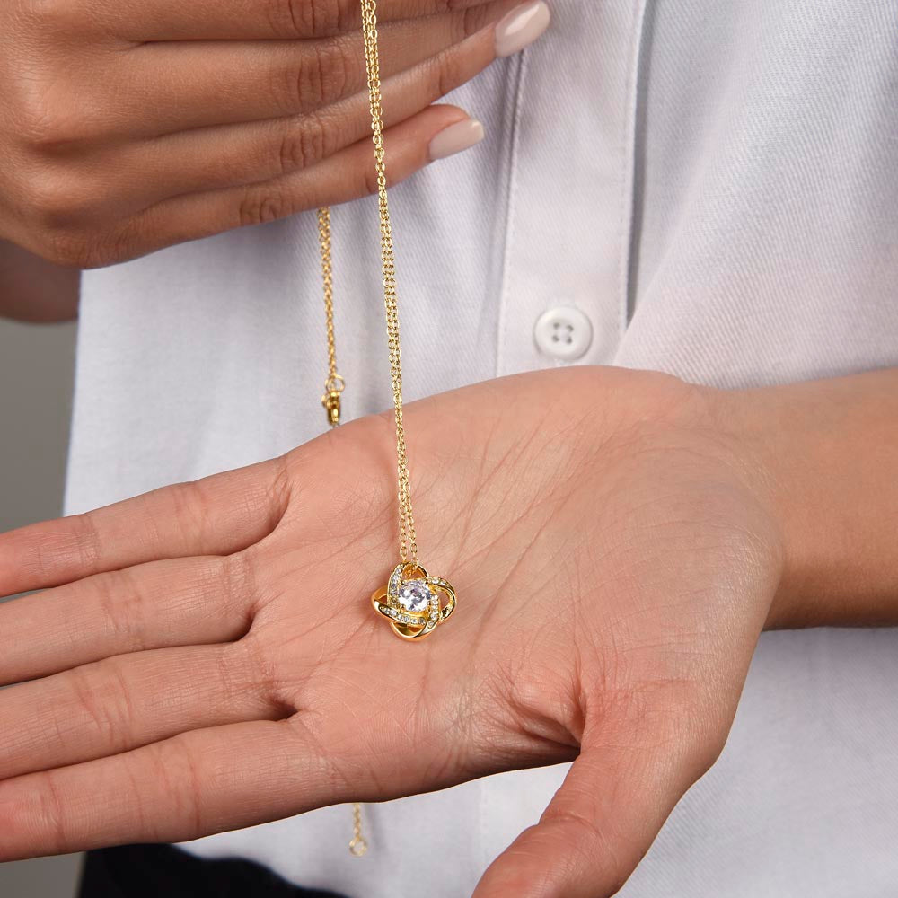 Love knot  necklace